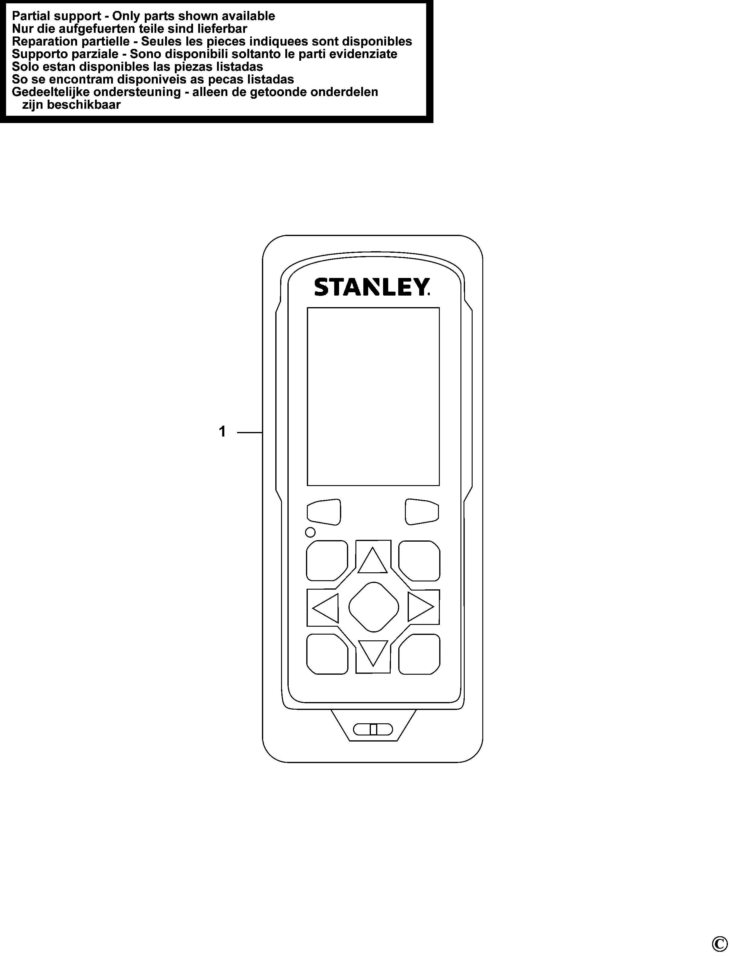 TELEMETRU CU LASER STANLEY TLM660 Type 1