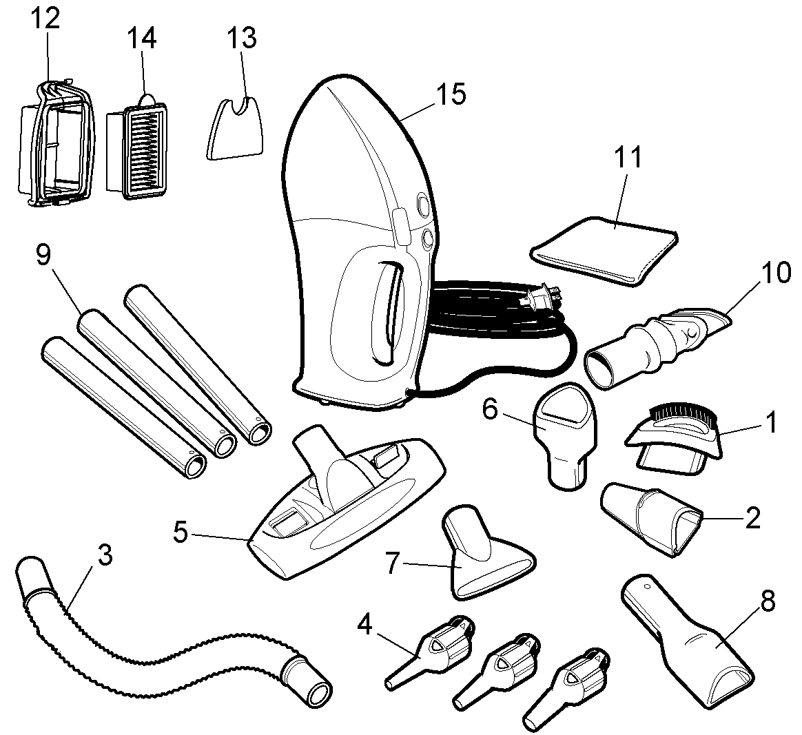 ASPIRATOR BLACK+DECKER VH780 Type 1