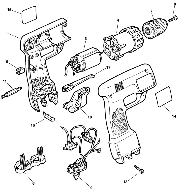 VP7221   CORDLESS DRILL  Type 1