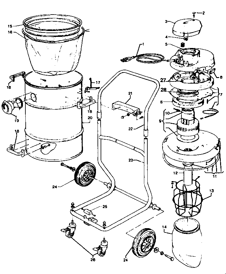 WD65   VACUUM CLEANER  Type 1