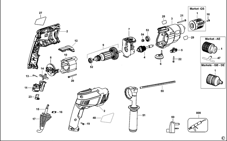 XTD91K   HAMMER DRILL  Type 2